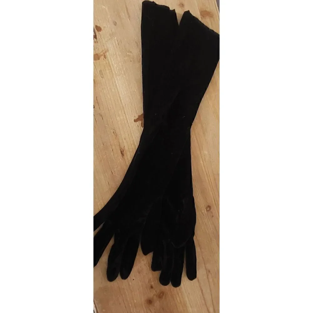 Velour black glove lot lot 10
